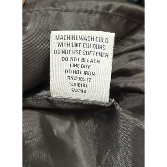 Steve & Barry's Double Down Jacket Puffer Style Black‎ With Pockets Size Small - Picture 7 of 7